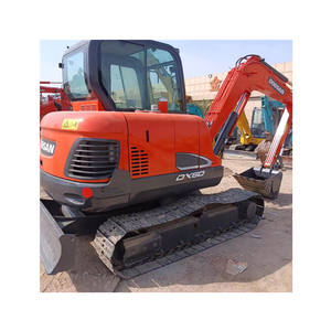 Excelente Maquinaria: Excavadora Usada Doosan DX60 con Bomba y Motor, Ideal para Pequeñas Granjas. Compatible con Modelos Doosan 60, DH55, DH60, DH70, DH75. - Product Image 1