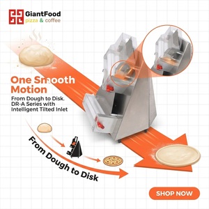 Machine à étaler la pâte commerciale en acier inoxydable avec rouleaux en résine de qualité alimentaire pour boulangerie et pizzeria - Product Image 6