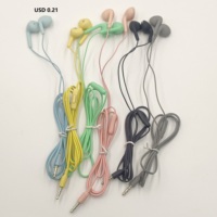 2026 Earphone Murah 3.5MM MIC Putih Handsfree Ponsel Earphone Berkabel 3.5MM