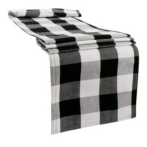 buffalo plaid table runner