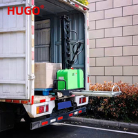 500kg 700kg batteria al litio autocaricante Pallet Loader semi elettrico auto carico sollevamento impilatore portatile autocaricante