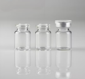 Flacons en verre transparent de 3/5/10 ml en gros avec boîte d'emballage, étiquette personnalisée et bouchons argentés, faible MOQ, en stock, expédition rapide - Product Image 3