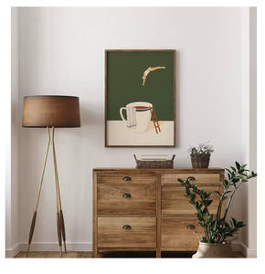 Galleria della cucina alla moda stampa arte da parete decorazione per la casa regalo amante del caffè Poster caffè tela pittura - Product Image 5