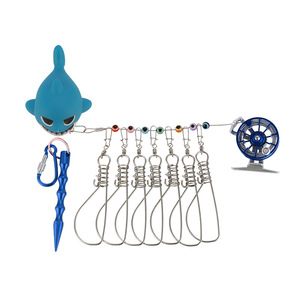 Boîte à appâts en acier inoxydable portable à roulettes avec boucle pour poissons vivants - Product Image 4