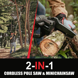 Hand Held Cordless Lithium Battery Powered 13ft <b>Pole</b> Saw Chainsaw <b>Pole</b> Chainsaw - Product Image 4