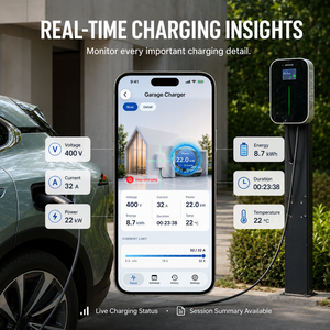 BESEN Clean Energy EV Ladegerät <span class=keywords><strong>Wallbox</strong></span> 7kW 1Phase APP Wifi Benutzer freundliche 32A Ladestation für Elektro fahrzeuge mit 20 Fuß Kabel - Product Image 5