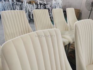 Sedia <span class=keywords><strong>da</strong></span> pranzo moderna in pelle con la pittura in metallo piedini per Home Office Hotel o appartamenti mobili versatili per sale <span class=keywords><strong>da</strong></span> pranzo - Product Image 6