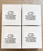 Papel de filtro de membrana de nailon para laboratorio IKEME, filtración cuadriculada MCE, disco de membrana de ésteres de celulosa mixta, filtro de membrana estéril