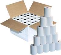 Marca Unifon, salida de fábrica de Guangdong, 48g, 55g, 60g, 70g, Papel de recibo caliente, 80mm X 80mm, impresión flexográfica para servicio de alimentos al por menor