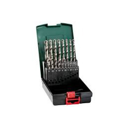 Metabo Hss-G <b>Drill</b> <b>Bit</b> Set 19-Piece Plastic Case For Metal <b>Wood</b> Plastic - Product Image 3
