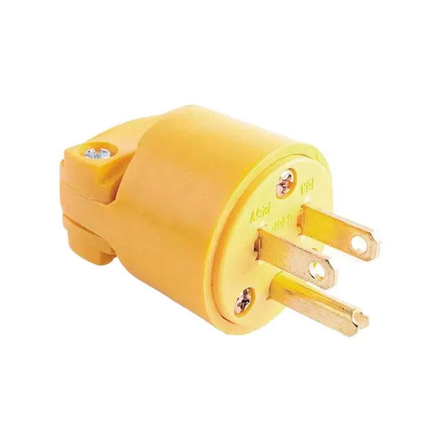 125V Industrial Power Straight Blade Socket Plug