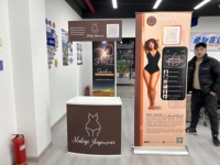 Portable En Aluminium Promotion Comptoir Table PP Bureau En Plastique Présentoir Ventes Marketing Exposition Stand Bureau Ventes