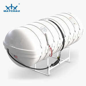 Radeau <span class=keywords><strong>de</strong></span> sauvetage marin MATCHAU en PRV, conteneur vide en fibre <span class=keywords><strong>de</strong></span> verre blanc, certifié SOLAS CCS - Product Image 1