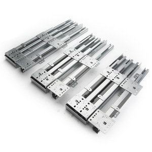 Rails coulissants robustes 36 pouces en acier au carbone, capacité de charge 51-100 kg, pour tiroirs de meubles coulissants - Product Image 1