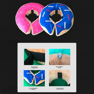 PVC Inflatable Elizabeth Collar for <strong>Dogs</strong> and Cats Protective Ring Prevents Licking Surgery Solid Design Suitable Pet Collar - Product Image 4
