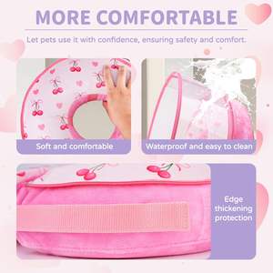 सर्जरी के बाद बड़े मध्यम कुत्तों के लिए inflatable रिकवरी कुत्ते शंकु कॉलर, पालतू जानवरों के लिए नरम कुत्ते कॉलर एडजस्टेबल रिकवरी हड्डी - Product Image 6