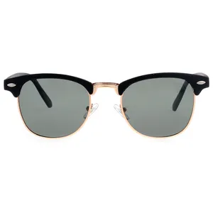 Plastic injection classic square polarized sunglasses for men