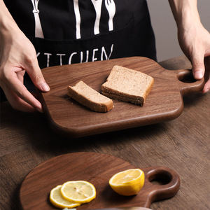 <span class=keywords><strong>Planche</strong></span> à découper en noyer noir massif non peint pour aliments complémentaires, fruits et comme <span class=keywords><strong>planche</strong></span> à découper - Product Image 2