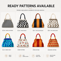 Sac à main tricoté SHINY Ready Design avec poignée amovible en stock – Sac de mode boutique pour le marché, cadeau, vente au détail, sac à main au crochet