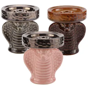 2020 Shisha Futeng Einzigartige Keramik form Großhandel Zubehör Shisha Rohr Nar guile Charcoal Bowl Shisha Shisha Bowl