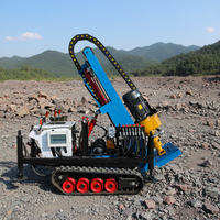 Foreuse hydraulique compacte pour forage de roche et dynamitage en exploitation minière