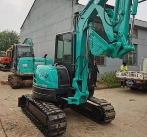 Miniexcavadora de 5 toneladas Kobelco 50SR de segunda mano CE de buena calidad con motor Weichai y bomba Vickers de bajas horas de trabajo Japón - Product Image 2