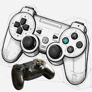 ABS PP ép phun Trò chơi điều khiển thiết kế điện tử thiết kế sản phẩm Khuôn ép nhựa - Product Image 1