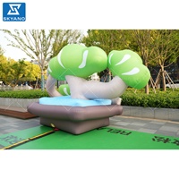 Modèle de plante gonflable / Modèle publicitaire sur le thème des plantes / Sculpture gonflable artistique créative