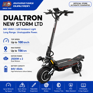 84V 45Ah, alliage d'aluminium, pliable, original Minimotors pour le nouveau Storm LTD, autonomie de 156 km, vitesse maximale de 100 km/h, freins hydrauliques - Product Image 1