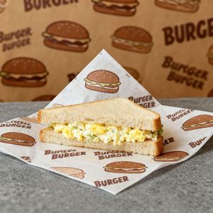 Papier ciré alimentaire réutilisable résistant à la graisse pour hamburgers, sandwichs, rouleaux de poulet, boulettes de riz, logo personnalisé - Product Image 1
