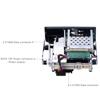 5,25 "Optisches Dual Bay Tray Weniger HDD Mobile Rack USB 3.0-Gehäuse für Desktop-PC