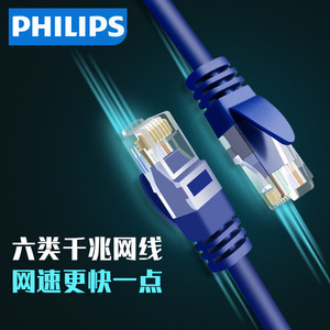 Câble réseau Philips Cat6 1,0 m en cuivre pur RJ45 pour connexion d'ordinateur et de routeur - Product Image 5