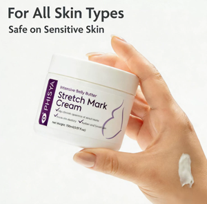 PHISYA Crème Bio <span class=keywords><strong>Anti</strong></span>-Vergetures Sans Parabènes 150g pour la Prévention des Vergetures de Grossesse et de Maternité - Product Image 5