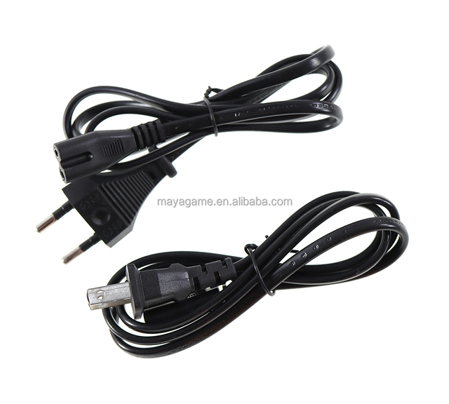 AC Power Cable for PS2 PS3 PS4 Power Adapter Cord Cable Connect EU/US Plug