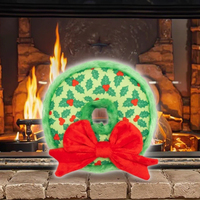 Jouets à mâcher pour chien en peluche de Noël personnalisés, écologiques, interactifs, résistants aux morsures, imperméables IP67 CLH