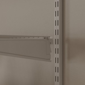 Petites étagères en fil métallique pour garde-manger, armoire ouverte avec tiroirs, armoire blanche - Product Image 2