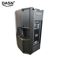 DASN DNO15DC-LA Haut-Parleur Actif PA en Plastique 15 Pouces 1000 W RMS DSP Haut de Gamme pour Extérieur, Scène DJ et Home Cinéma