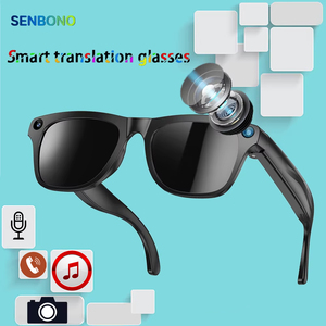 SENBONO Xk One スマートグラスカメラ：ワイヤレス音声AI翻訳録音写真撮影音楽再生AI搭載スマートグラス - Product Image 1
