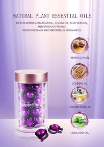 Huile d'argan naturelle lissant l'huile de croissance des <span class=keywords><strong>cheveux</strong></span> ordinaires Softgel coloré vitamine V vernis à <span class=keywords><strong>cheveux</strong></span> huile essentielle OEM capsule de sérum - Product Image 4