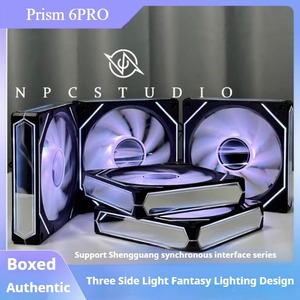 Venta al por mayor 120mm Super ARGB Macho Pink Prism 6PRO NPC's Silent PC Case LED plástico ventiladores de refrigeración 5V 3Pin conector para <span class=keywords><strong>CPU</strong></span> <span class=keywords><strong>Gaming</strong></span> - Product Image 2
