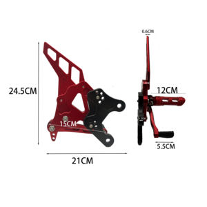 สำหรับ Z900 (2017-2022)-ชุดพักเท้าหน้า CNC พร้อมขาตั้งข้างยกสูงและพักเท้าแบบยกสูง - Product Image 1