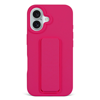 Nouvel arrivage de support vertical et horizontal souple en silicone liquide avec béquille pour iPhone 16 16pro max