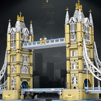 Reobrix 55018 2026 Nuevo MOC 1:145 Modelo de la Gran Torre Bridge, Juguete de Construcción DIY para Niños y Adultos, Regalo, 9782 Piezas, Juego de Bloques de Construcción