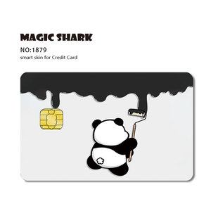 Cá nhân siêu mỏng chống xước da có thể tháo rời dễ thương thiết kế tùy chỉnh thẻ tín dụng dán - Product Image 2