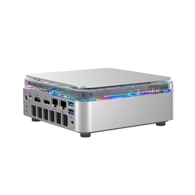 Intel Core Ultra 5 Ultra 7 125H 155H AI Mini PC Wifi 6 BT5.2 DDR5 32GB 1TB SSD USB4.0 2 LAN Gaming Mini PC with Thunderbolt 3.0