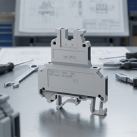 Bloc de bornes bipolaire UKK5 300V 32A 4mm en alliage de cuivre à connexion par vis, ignifuge UL94V0, pour applications automobiles et industrielles