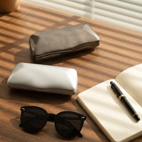 Étui à lunettes portable en alliage d'aluminium avec protection anti-pression