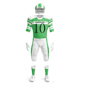 Uniforme de football américain personnalisé pour les équipes scolaires, maillot de jeu respirant, fourniture directe, logo, nom, numéro, couleur, design OEM - Product Image 4