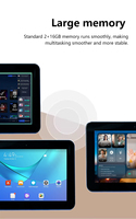 Tablet Android 14 de 15.6 Pulgadas, 4+64GB, con POE, Pantalla Táctil Inteligente para el Hogar, NFC Opcional, Productos de Tablet para Reuniones Familiares