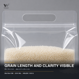 Clear Green Tea <b>Bag</b> 28x18+4cm 11x7in Flat Bottom Loose Leaf Pouch <b>Zip</b> Aroma Seal Herbal Tea Packaging Zipper Sencha Manufacturer - Product Image 2